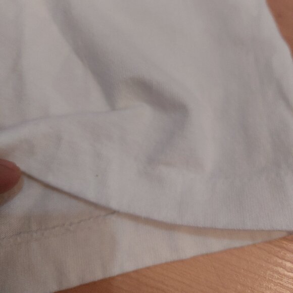 Vintage 1994 hanes double White  The Simpsons Homer Cartoon Couch Potato Tshirt - Picture 5 of 10